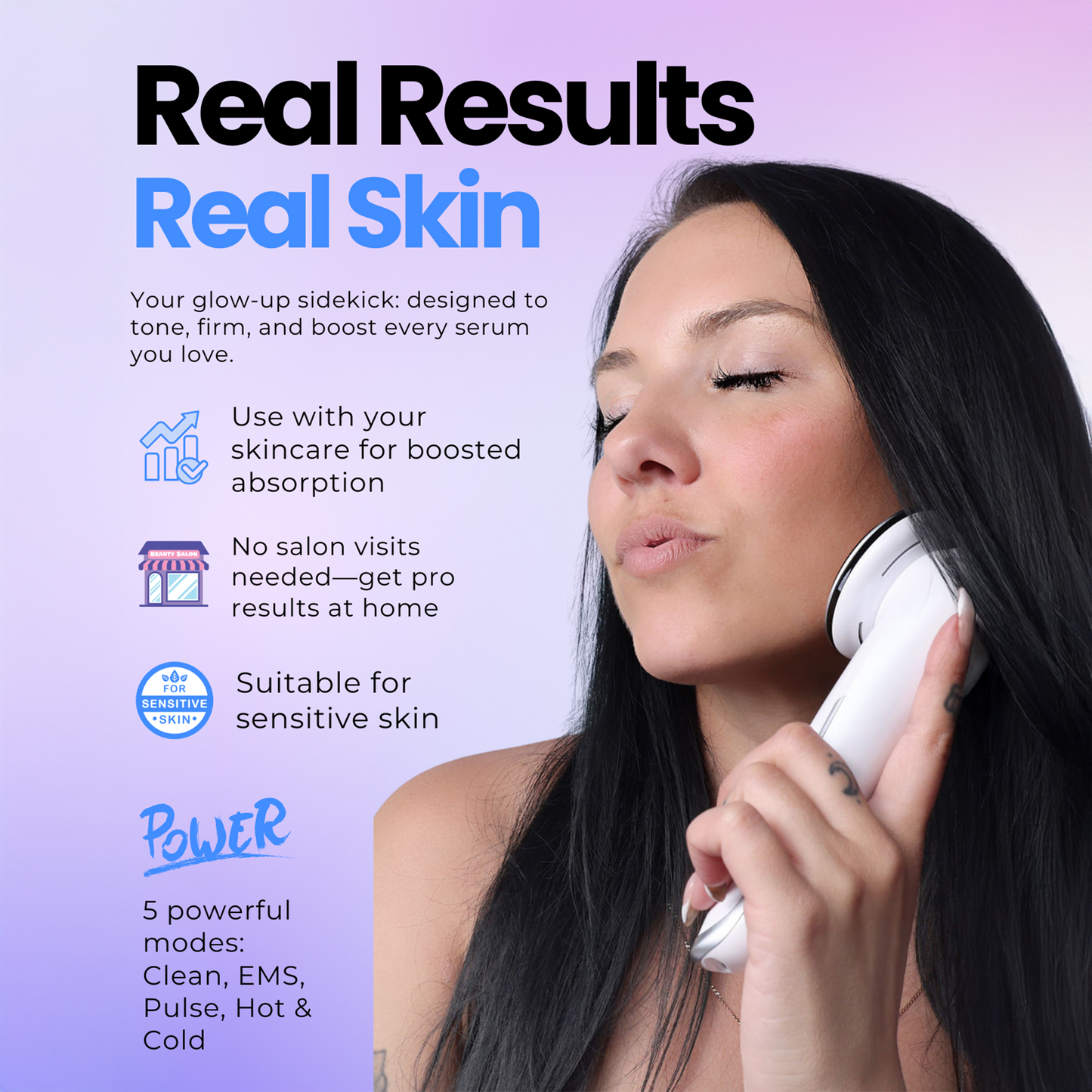 Light Therapy Bundle | V3 handset + 3x makeup removers | Helloskin