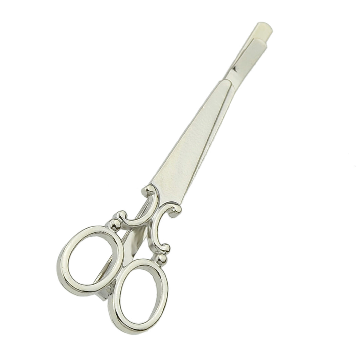 1pc Punk Gold Silver Scissors Hair Clips Barrette Women Fashion Hair Accessories-5