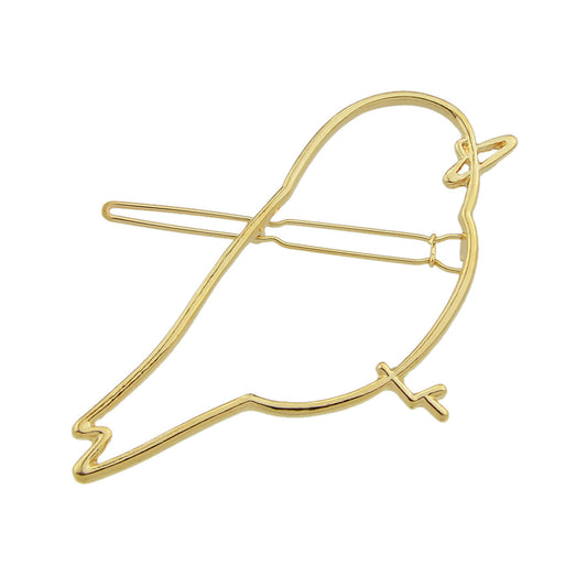 Hair Accessories Minimalist Hairpin Metal Bird Hairgrips Hair Clips-0