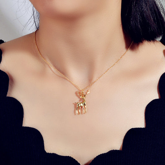 Reindeer Necklace-0