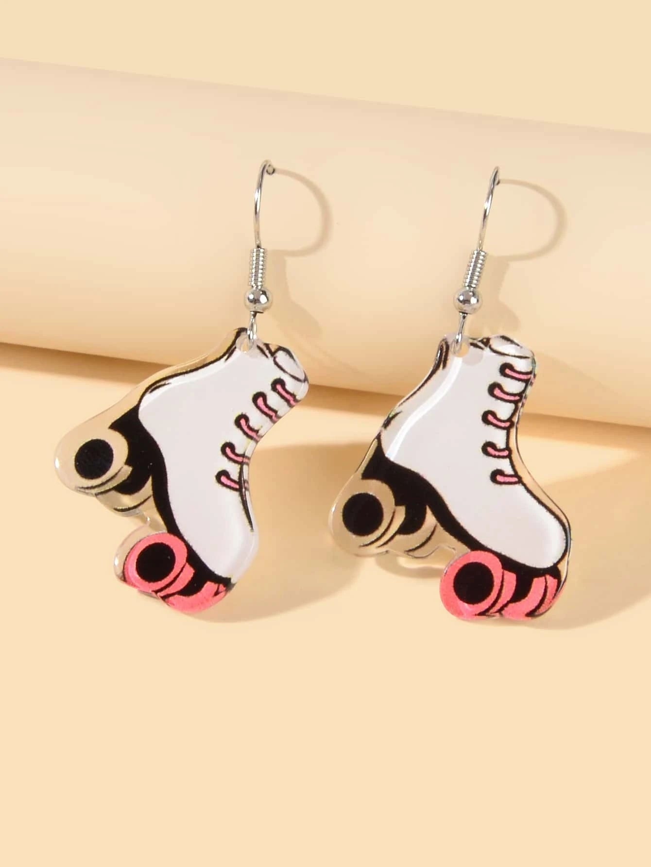 Acrylic Roller Skate Shoes Drop Dangle Party Earrings Girls Teens Accessories-4