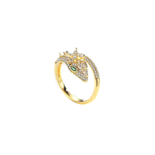 Legend Snake Gold Ring-0