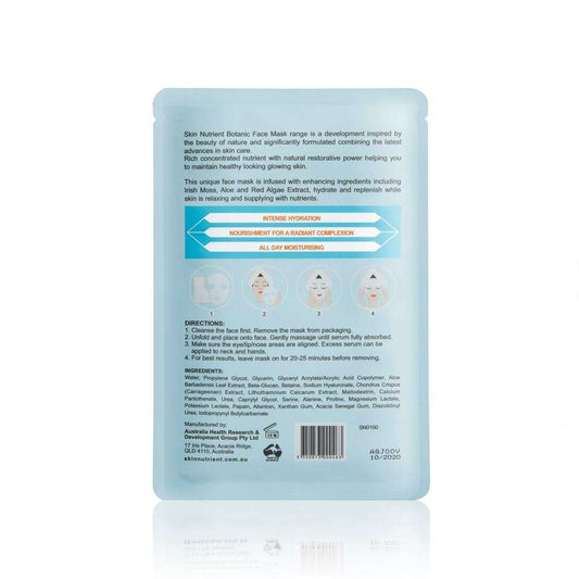 Hydrating and Aqua Replenishing Face Mask (Box of 12)